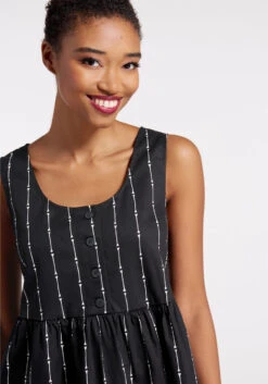 Black Friday Striped To The Bone Black & White Pinstripe Midi Pinafore Dress -ModCloth 206292 blk 3 2b6b210b e375 4dd5 af0e 9139820a100e