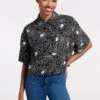 Web And Flow Button-Up Blouse 2 Web And Flow Button-Up Blouse -ModCloth 206296 blk 1 90669d1d 967c 43e3 b84f 032ffa43c85e
