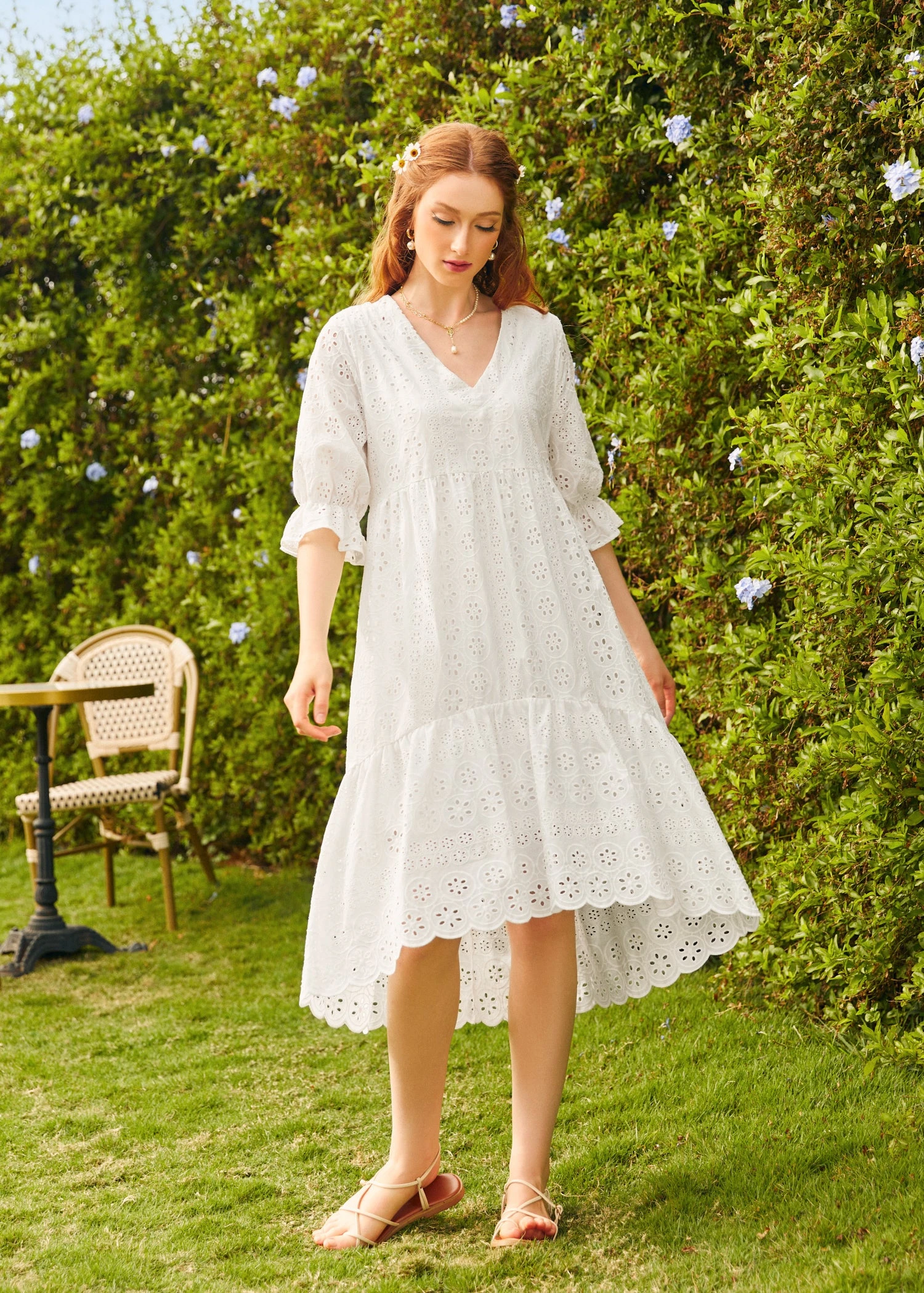 No Brand Taking The Day Hi Lo Midi Dress 3 No Brand Taking The Day Hi Lo Midi Dress