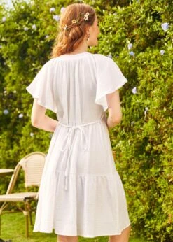 No Brand Sun-Soaked Cotton Dress -ModCloth 206365 WHI 3