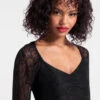 In The Groove Black Mushroom Lace Top – 70s Vintage Sheer Blouson Sleeve Blouse -ModCloth 206445 cb0001 4 c260d7a7 5ee0 4518 9320 c545cba01427