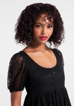 Right Lace, Right Time Black Mushroom Lace Babydoll Dress - 70s Retro Tiered Fit & Flare 10 Right Lace, Right Time Black Mushroom Lace Babydoll Dress - 70s Retro Tiered Fit & Flare -ModCloth 206446 cb0001 4 56afa2d1 45f3 4754 9497 42b2a0fe834e