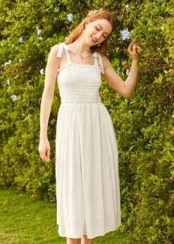 Cloud Drifting Midi Dress