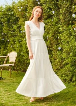 Notes Of Grace Maxi Dress -ModCloth 206702 WHI HP 1