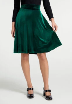 Let's Circle Back Velvet Skirt -ModCloth 206744 a80002 1