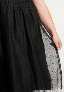 Spotted Across The Room Black Swiss Dot Tulle - High-Waisted A-Line Tutu Skirt 15 Spotted Across The Room Black Swiss Dot Tulle - High-Waisted A-Line Tutu Skirt -ModCloth 206756 cb0001 7