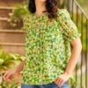 A Gorgeous Gathering Smock Top -ModCloth 206830 spring splendor 1