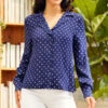 Starlet Power Button-Down Top 2 Starlet Power Button-Down Top -ModCloth 206832 dotty or nice 1