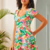 Time-Twister Babydoll Dress 1 Time-Twister Babydoll Dress -ModCloth 206933 dino flage 4