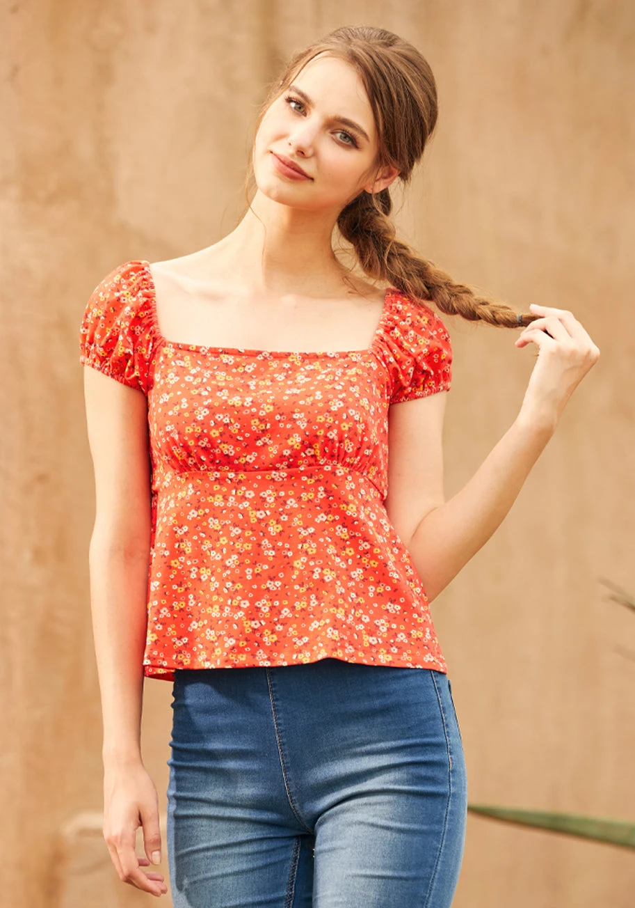 Empire Puff Sleeve Top 3 Empire Puff Sleeve Top