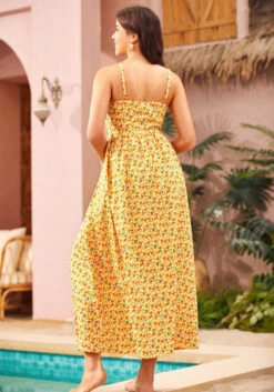 Quite Clearly Charismatic Orange Print Woven Cotton Midi Dress -ModCloth 207166 ORGPR HP 3 3564e556 dac1 46c4 b379 506a4466dce4