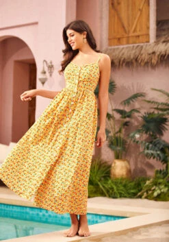 Quite Clearly Charismatic Orange Print Woven Cotton Midi Dress -ModCloth 207166 ORGPR HP 5 e91e72e7 1dbf 4856 bfde 18faa306a373