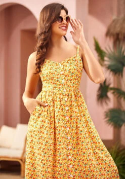 Quite Clearly Charismatic Orange Print Woven Cotton Midi Dress -ModCloth 207166 ORGPR HP 7 eb47cfbe 8cac 4ded 95b8 37646ea9cf24