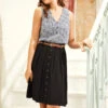 ModCloth Bookstore's Best Black Midi Skirt - Classic Flowy Viscose A-Line Skirt 1 ModCloth Bookstore's Best Black Midi Skirt - Classic Flowy Viscose A-Line Skirt -ModCloth 207195 BLK HP 6