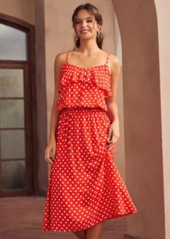 Basically Breezy Sundress -ModCloth 207228 RED DOT HP 4