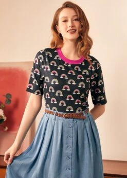 Lucky Charm Rainbow Tee 10 Lucky Charm Rainbow Tee -ModCloth 207240 RAINBOW HP 6