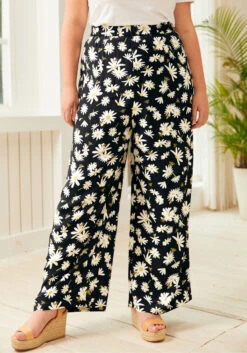 Sunbeam Seeker Cropped Pant -ModCloth 207247 BLK PLUS 1