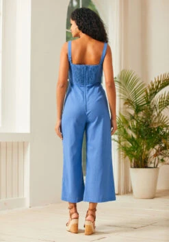 Funky Flare Jumpsuit 10 Funky Flare Jumpsuit -ModCloth 207316 DENIM BLU 3