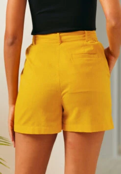 Summertime Serenade Shorts -ModCloth 207324 marigold 3