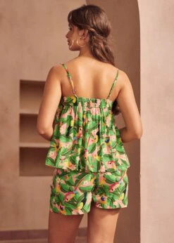 Skylight Silhouette Tank Top -ModCloth 207329 RRETTY PLUMAGE GUMBALL 3