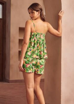 Skylight Silhouette Tank Top -ModCloth 207329 RRETTY PLUMAGE GUMBALL 5