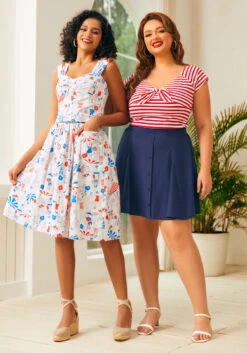 Ocean Breeze Midi Skirt 14 Ocean Breeze Midi Skirt -ModCloth 207342 WHT HP 207158 REDST PLUS HP 1 cecff61c a61b 42be a1cb 11aff8d2744a