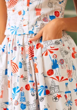 Ocean Breeze Midi Skirt 13 Ocean Breeze Midi Skirt -ModCloth 207342 WHT HP 5