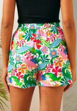 Vintage Voyage Shorts 11 Vintage Voyage Shorts -ModCloth 207371 DINO FLAGE 3