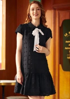 Sweet As Pie Ruffle Dress -ModCloth 207545 BLK 2