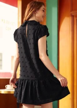 Sweet As Pie Ruffle Dress -ModCloth 207545 BLK 3