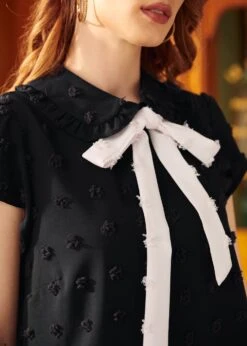 Sweet As Pie Ruffle Dress -ModCloth 207545 BLK 7