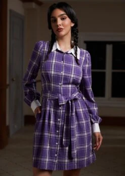 October Orchard Dress 12 October Orchard Dress -ModCloth 207546 PURPR HP 6