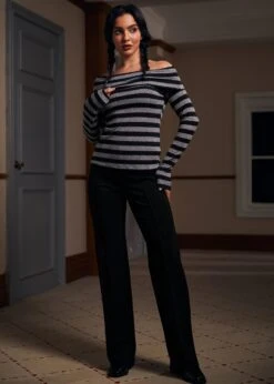 Whimsy In The Woods Top -ModCloth 207548 BLK GRYST 1