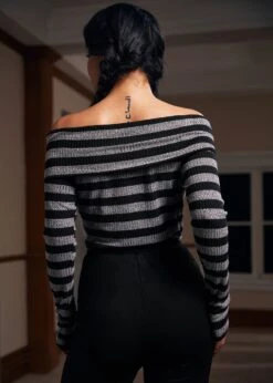 Whimsy In The Woods Top -ModCloth 207548 BLK GRYST 3