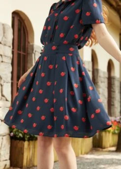 Always An Antique High Waisted A-Line Skirt 10 Always An Antique High Waisted A-Line Skirt -ModCloth 207576 APPLEPR 2