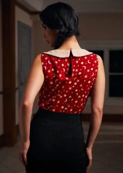 Harvest Moon Melodies Collared Top 12 Harvest Moon Melodies Collared Top -ModCloth 207582 MOODPR 3