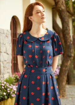 At The Sock Hop Collar Blouse -ModCloth 207583 APPLEPR 2
