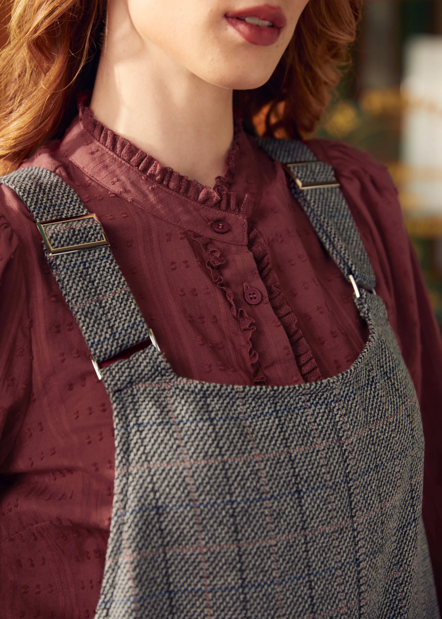 ModCloth Motown Mojo Checked Overall Dress – Vintage Plaid Pinafore with Pockets 8 ModCloth Motown Mojo Checked Overall Dress – Vintage Plaid Pinafore with Pockets - Image 6