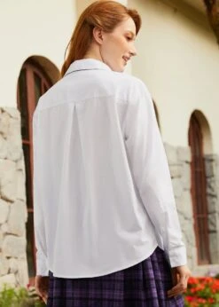 A Dainty Delight Collar Shirt -ModCloth 207629 WHI 3