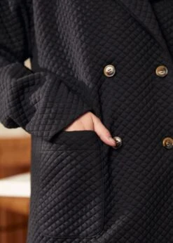 Forever A Favorite Double Breasted Jacket 20 Forever A Favorite Double Breasted Jacket -ModCloth 207636 BLK 7