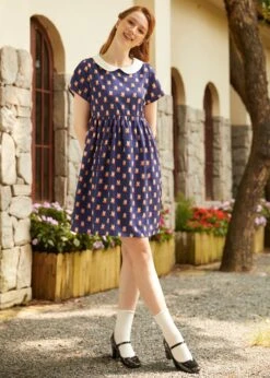 Whimsy & Wonder Collar Empire Dress