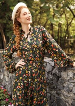 Ruffled Romance Button Front Blouse