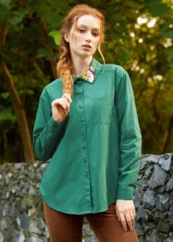 ModCloth Such A Flirt Mushroom Embroidered Pullover Top – Whimsical Cotton-Blend Shirt with Pockets 13 ModCloth Such A Flirt Mushroom Embroidered Pullover Top – Whimsical Cotton-Blend Shirt with Pockets -ModCloth 207650 GRN 2