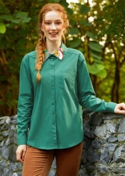 ModCloth Such A Flirt Mushroom Embroidered Pullover Top – Whimsical Cotton-Blend Shirt with Pockets 15 ModCloth Such A Flirt Mushroom Embroidered Pullover Top – Whimsical Cotton-Blend Shirt with Pockets -ModCloth 207650 GRN 4