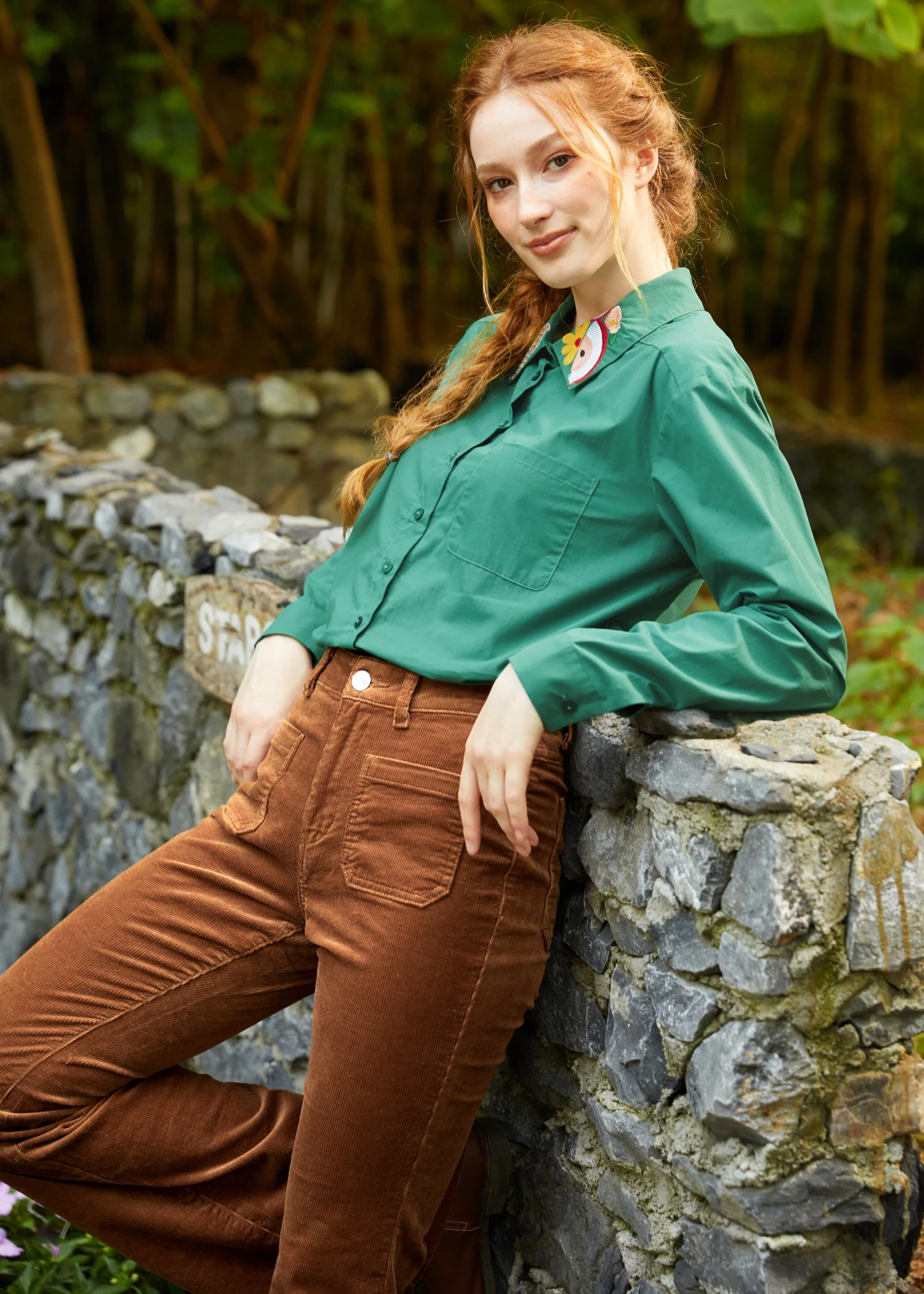 ModCloth Such A Flirt Mushroom Embroidered Pullover Top – Whimsical Cotton-Blend Shirt with Pockets 10 ModCloth Such A Flirt Mushroom Embroidered Pullover Top – Whimsical Cotton-Blend Shirt with Pockets - Image 8