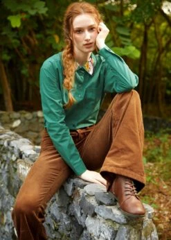 ModCloth Such A Flirt Mushroom Embroidered Pullover Top – Whimsical Cotton-Blend Shirt with Pockets 17 ModCloth Such A Flirt Mushroom Embroidered Pullover Top – Whimsical Cotton-Blend Shirt with Pockets -ModCloth 207650 GRN 5 3