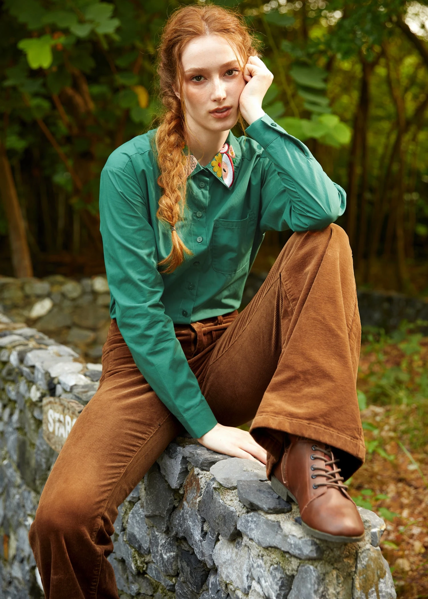 ModCloth Such A Flirt Mushroom Embroidered Pullover Top – Whimsical Cotton-Blend Shirt with Pockets 9 ModCloth Such A Flirt Mushroom Embroidered Pullover Top – Whimsical Cotton-Blend Shirt with Pockets - Image 7