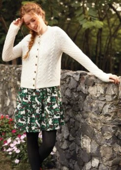 Twist & Shout Cable Cardigan -ModCloth 207667 HEATHEROATMEAL HP 6