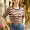 Doo-Wop Dazzler Scoopneck Tee -ModCloth 207669 RAINBOWST 4