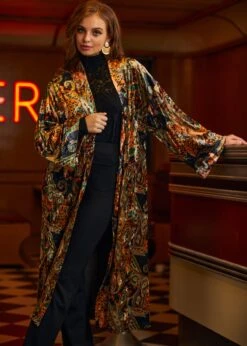 ModCloth Old School Opulence Paisley Knit Kimono with Pockets -ModCloth 207706 PSLY 5